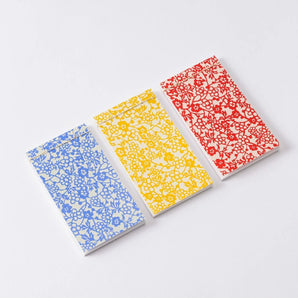 Memo pad | Small flower branch 3 sheets set No1・2・3 | Kyoyu Enshi paper Japanese paper | Shoyado Shoyado
