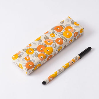 Pen & Pen Set | Hanakyo chic2 | Tomoen Japanese Paper Pen Case | Shoyado Shoyado