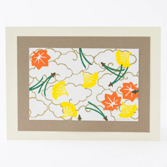 Woodblock Print | Blowing Breeze | Created by Sugako Harada | Kyoto Interior Art | Chikumin-do Chikumin-do