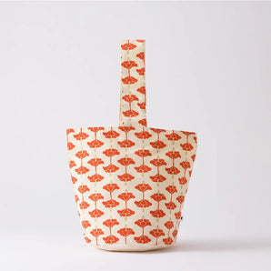 Wunderland Totbag | Glücks-Hibiskus-Design Cotton hergestellt | Okinawa Shimano Shimano