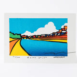 Woodblock Print | Tsurukawa | Created by Kenji Takenaka | Kyoto Intoria Art | Chikushido Chikushido