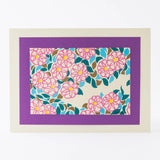 Woodblock print | Sazankamichi (Sazankamichi) | Created by Sugako Harada | Kyoto Interior Art | Chikumin-do Chikumin-do