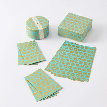 Seasainter Score 4 Points Set | Pochibukuro Hagaki Small Box Mini Teapot | Okinawa Shimano Shimano