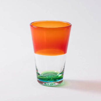 Biagurasu - Sunset of the Ripples | Ryukyu Glass Tumbler | Okinawa RYUKYU GLASS WORKS Sea Breeze RYUKYU GLASS WORKS Sea Breeze