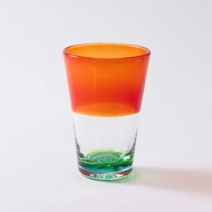 Biagurasu - Sunset of the Ripples | Ryukyu Glass Tumbler | Okinawa RYUKYU GLASS WORKS Sea Breeze RYUKYU GLASS WORKS Sea Breeze