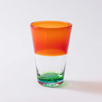 Biagurasu - Sunset of the Ripples | Ryukyu Glass Tumbler | Okinawa RYUKYU GLASS WORKS Sea Breeze RYUKYU GLASS WORKS Sea Breeze