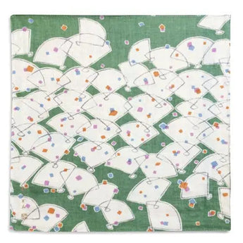 Mini-gazehanka | Mini storehouse | Couleur fleur de légumes / rouge / jaune clair / couleur tsutsujii | Double gaze 100% coton | Kyoto Tomodan Tomodan