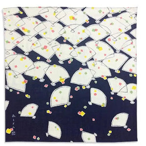 Mini-gazehanka | Mini storehouse | Couleur fleur de légumes / rouge / jaune clair / couleur tsutsujii | Double gaze 100% coton | Kyoto Tomodan Tomodan