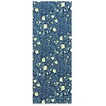 Teinture à la main | Roumei et chaton | Blanc / Bleu indigo / Vert clair | Soie (produit spécial de Okayama) | Kyoto, Domo-dan, Domo-dan