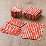 Akabane 4-point set | Pochibukuro Hagaki Small Box Mini Tea Jar | Okinawa Shimano-ne Shimano-ne