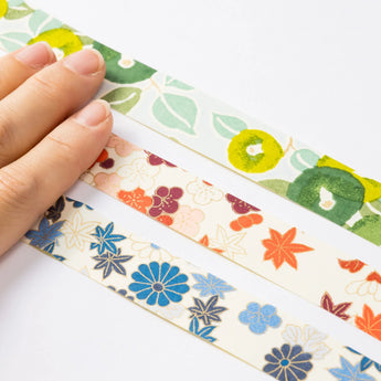 Chika Kazami Papier tapisserie | Lot de 3 | chic 08·09·10 | Shōyadō Shōyadō