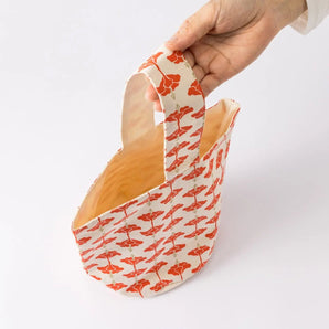 Wunderland Totbag | Glücks-Hibiskus-Design Cotton hergestellt | Okinawa Shimano Shimano