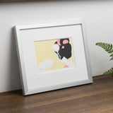 Woodblock Print | Kyoto Time Dancer | Created by Mitsuru Kato | Kyoto Interior Art | Takenado Takenado