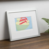 Woodblock Print | Kyoto Time Pockuri | Created by Mitsuru Kato | Kyoto Interior Art | Takemido Takemido