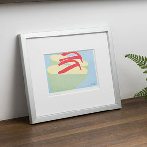 Woodblock Print | Kyoto Time Pockuri | Created by Mitsuru Kato | Kyoto Interior Art | Takemido Takemido