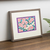 Woodblock print | Sazankamichi (Sazankamichi) | Created by Sugako Harada | Kyoto Interior Art | Chikumin-do Chikumin-do