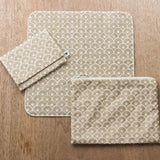 Pineapple Blue Wave 3-Point Set | Pocket Tissue Case Flat Pouch Taoru Hanch | Okinawa Shimano Shimano