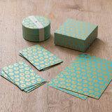 Seasainter Score 4 Points Set | Pochibukuro Hagaki Small Box Mini Teapot | Okinawa Shimano Shimano