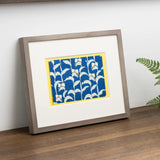 Woodblock Print | Tsukigusa (Tsuyugusa) | Created by Sugiko Harada | Kyoto Intaria Art | Chikushindo Chikushindo