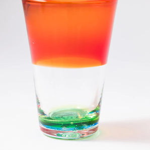 Biagurasu - Sunset of the Ripples | Ryukyu Glass Tumbler | Okinawa RYUKYU GLASS WORKS Sea Breeze RYUKYU GLASS WORKS Sea Breeze