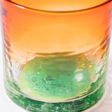 Rockglas - Abendsonne mit Restwellen | Ryukyu Glas Tumbler | Okinawa RYUKYU GLASS WORKS Meereswind RYUKYU GLASS WORKS Meereswind