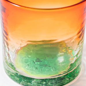 Rock Glass - Sunset with Residual Waves | Ryukyu Glass Tumbler | Okinawa RYUKYU GLASS WORKS Sea Breeze RYUKYU GLASS WORKS Sea Breeze