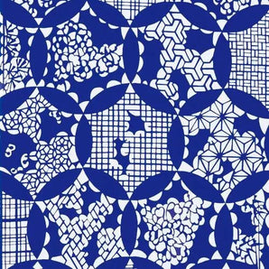 Teinture à la main, teinture à la main | Kakegawa | Verre teinté / Bleu profond | Soie (origine spéciale de Tokaï) | Kyoto, Domo Domo, Domo