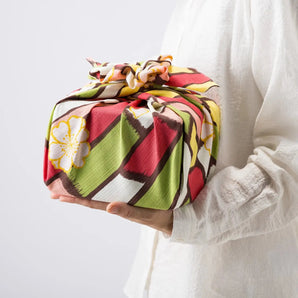 Windproof umbrella bag 70cm with ring | Sakura pattern Modan Girl | Organic cotton | Musubi Musubi