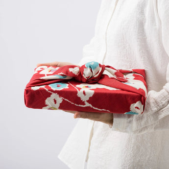 Windschutz-Badewannenabdeckung 70cm mit Ring | Umebayashi Modan Gāru | Organische Baumwolle | Musubi Musubi