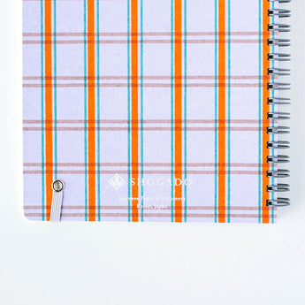 Ringnotiz | A5 Querformat | Geometrische Muster | Freundschaftspapier KOSHI-1 | Shoyado Shoyado