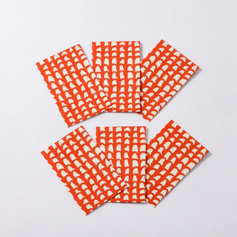 Akabane 4-point set | Pochibukuro Hagaki Small Box Mini Tea Jar | Okinawa Shimano-ne Shimano-ne