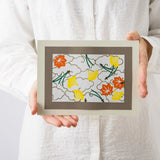 Woodblock Print | Blowing Breeze | Created by Sugako Harada | Kyoto Interior Art | Chikumin-do Chikumin-do