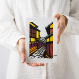 Woodblock Print | Ishizuka Koji (Ishibekoji) | Created by Kenshi Takenaka | Kyoto Interior Art | Takenakado Takenakado