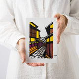 Woodblock Print | Ishizuka Koji (Ishibekoji) | Created by Kenshi Takenaka | Kyoto Interior Art | Takenakado Takenakado