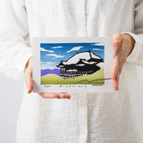 Estampe sur bois gravée à la main | Temple Kiyomizu | Création de Takeshi Takenaka | Kyoto, fabrication japonaise, art intérieur | Takenakado Takenakado