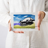 Estampe sur bois gravée à la main | Temple Kiyomizu | Création de Takeshi Takenaka | Kyoto, fabrication japonaise, art intérieur | Takenakado Takenakado