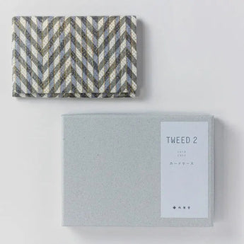 Card Case | Tomodachi Paper Card Holder TWEED2 | Shoyado Shoyado