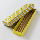 Friendship Pencil Case | Tweed Pattern | Friendship Paper Pen Case TWEED2 | Shoyado Shoyado