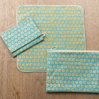 Seasainter Score 3 Points Set | Pocket Tissue Case Flat Pouch Taoru Han Kachi | Okinawa Shimano Shimano