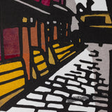 Woodblock Print | Gion (Gion) | Created by Kenji Takenaka | Kyoto Interior Art | Chikuzando Chikuzando