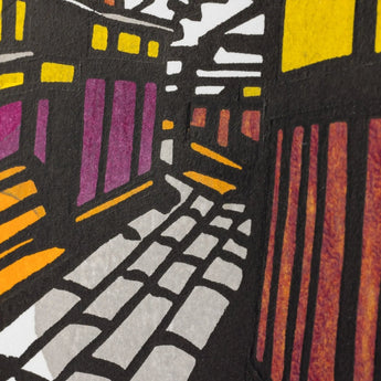 Woodblock Print | Ishizuka Koji (Ishibekoji) | Created by Kenshi Takenaka | Kyoto Interior Art | Takenakado Takenakado