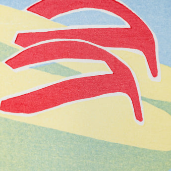 Woodblock Print | Kyoto Time Pockuri | Created by Mitsuru Kato | Kyoto Interior Art | Takemido Takemido