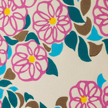 Woodblock print | Sazankamichi (Sazankamichi) | Created by Sugako Harada | Kyoto Interior Art | Chikumin-do Chikumin-do