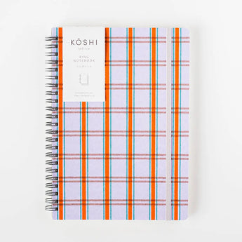 Ringnotiz | A5 Querformat | Geometrische Muster | Freundschaftspapier KOSHI-1 | Shoyado Shoyado