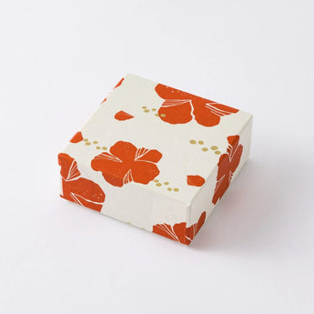 Hibiscus Case 4-Point Set | Pochibukuro Hagaki Small Box Mini Teapot | Okinawa Shimanone Shimanone