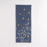 Hand-dyed | 100% silk | Cotton | Dyeing | Frontal hairpiece blue Kamafune Kamafune