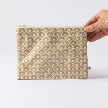 Pineapple Blue Wave 3-Point Set | Pocket Tissue Case Flat Pouch Taoru Hanch | Okinawa Shimano Shimano