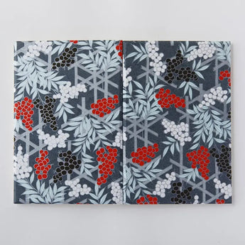 Goshuin Notebook | A5 | Nanten Branch | Tomoen Paper Goshuin Stamp Dark Gray | Shoyado Shoyado