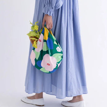 Faltbarer Windschutz 70cm | Bambus / Grün | Akadrop (Wasseraufbereitung) - Adeline Klam | Polierstange | Musubi Musubi