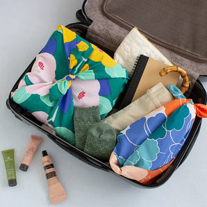 Wind Bath Towel 70cm | Bamboo Cotton / Green | Aqua Drop (Water Repellent) - Adeline Klam | Poliestel | Musubi Musubi